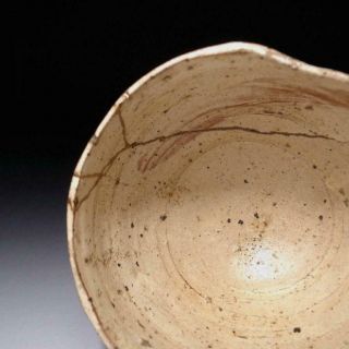 GJ12: Japanese tea bowl,  Hagi ware by Greatest potter,  10th Koraizaemon Saka 7