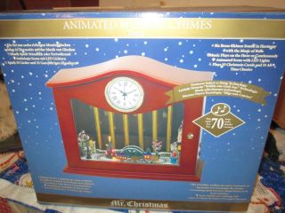 Vtg Mr.  Christmas Animated Musical Chimes Train