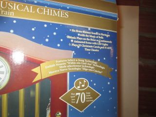 vtg MR.  CHRISTMAS Animated MUSICAL CHIMES TRAIN 7