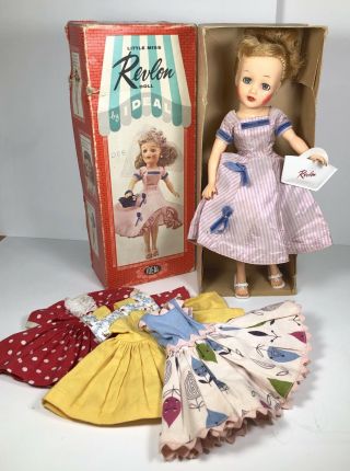 Vintage Revlon High Blush Fashion Doll Dress And Extra Dresses