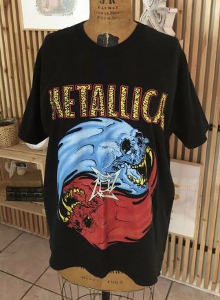 Rare Metallica Vintage Band T - Shirt Metal Up The Millennium Tour Creed Kid Rock