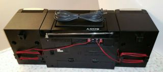 WOW Vintage 80s Sony CFS - 1010 AM/FM Stereo Cassette Player/Recorder Boombox 5