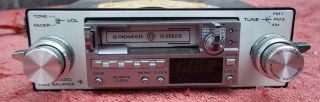 " Old School " Vintage Pioneer Shaft Style Stereo Cassette Receiver Ke - 5100