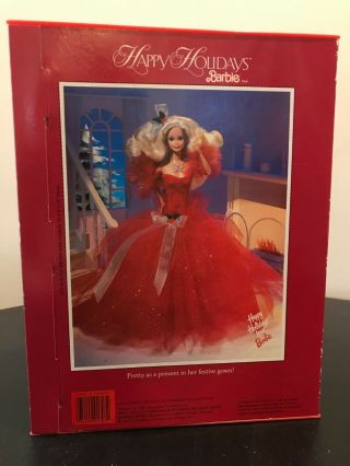 Vintage Happy Holidays Special Edition 1988 Christmas Barbie No.  1703 2