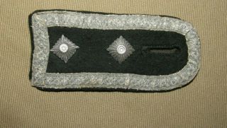Wwii German Army/heer Single Nco 2 Pips Button Shoulder Board.