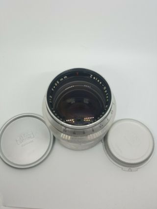 Contax Rf Zeiss Opton 85mm F/2 T Sonnar Lens Rare