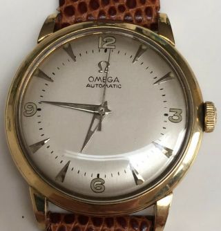 Vintage Omega Automatic Watch Gold Plated