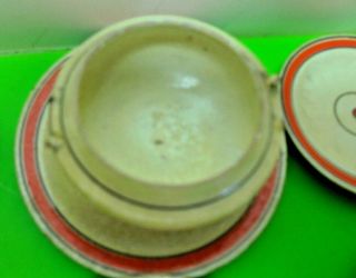 ANTIQUE OLD VINTAGE PAINTED WOODEN DOLLS HOUSE CHILDS TOY PART DINNER SERVICE 3