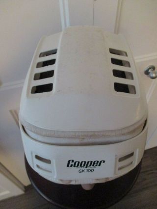 VINTAGE COOPER SK100 SR ICE HOCKEY HURLING HELMET WHITE 9