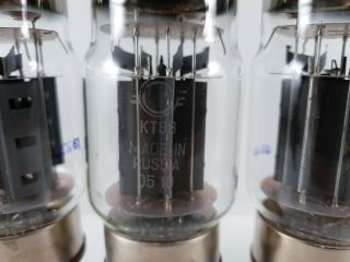 4 X KT88 WINGED C.  VERY RARE TO FIND NOS TUBES.  MATCHED C9 EN - AIR AUCT 3