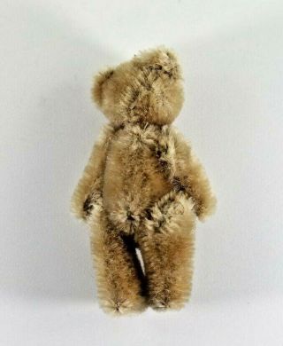 Vintage Steiff Miniature Mohair Teddy Bear w/ Bead Eyes Fully Jointed No Button 4