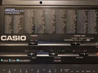 Casio CT - 650 Vintage Tone Bank Synth Midi Keyboard 2