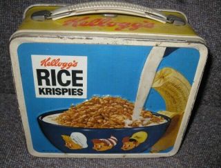 Vtg Kelloggs FROSTED FLAKES Metal Lunch Box (TONY THE TIGER) No Thermos 2