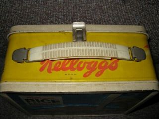 Vtg Kelloggs FROSTED FLAKES Metal Lunch Box (TONY THE TIGER) No Thermos 8