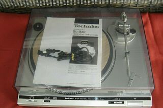 VINTAGE TECHNICS SL - D20 Direct Drive Automatic Turntable W/Dust Cover 7