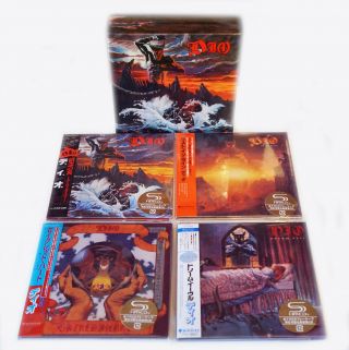 Dio - 4 Mini Lp Shm 2 Cd Deluxe Ed.  Japan 2012/2013,  Promo - Box Very Rare Oop
