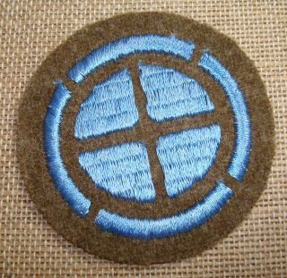 Pre Ww2 35th Infantry Div On Wool Shoulder Patch