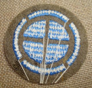 PRE WW2 35TH INFANTRY DIV ON WOOL SHOULDER PATCH 2