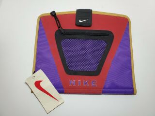 Vintage 90s Nike Swoosh Mead Trapper Keeper Binder Spiral Notebook Holder Nwt