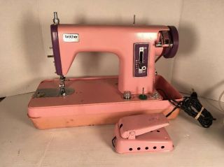 Vintage Brother Tingler 031 Sewing Machine Pink & Purple