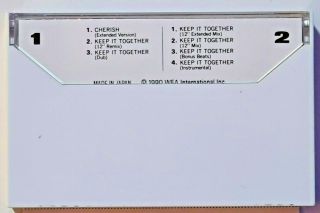 Madonna Keep It Together ULTRA RARE Japanese Cassette Maxi - Single C.  N.  WPTP - 3200 4