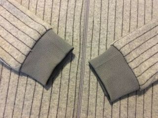 Patagonia Men’s Wool Track Jacket Medium Fitz Roy Stripes Grey Zip 20300 Vintage 8