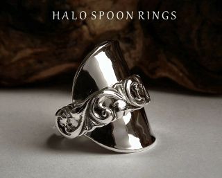 CHUNKY NORWEGIAN SILVER SPOON RING BY THORVALD MARTHINSEN THE PERFECT GIFT IDEA 2
