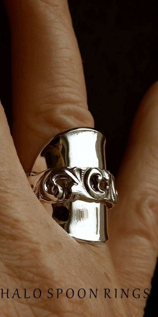 CHUNKY NORWEGIAN SILVER SPOON RING BY THORVALD MARTHINSEN THE PERFECT GIFT IDEA 5