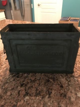 Vintage Ww2 Reeves 30 Cal M1 Ammo Ammunition Box Can Flaming Bomb
