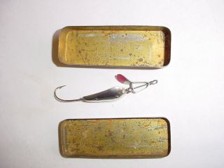 Hard To Find 1922 AL FOSS Shimmyette 7 Fly Rod Lure American Fork & Hoe 4