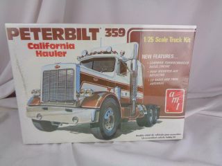Vintage Amt Peterbilt 359 California Hauler 1/25 Scale T501 - Factory