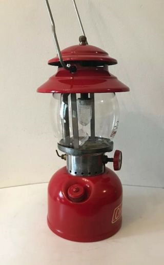 Vintage Coleman Red Lantern 200A 1/1970 Sunshine of the Night. 7