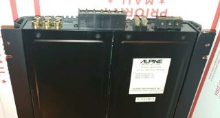 RARE Alpine 3566 Amplifier 6/5/4/3 Channel Japan Old School Vintage Amp 12
