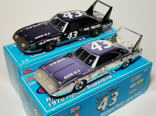 Rare Richard Petty 1/24 43 1970 Marc Times Superbird Matching Chrome Set 22