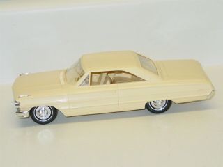 Vintage Plastic 1964 Ford Galaxie 500 Xl Dealer Promo Car,  2 Door Ht