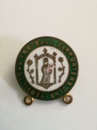 Vintage Enamel Yeovil Town Football Supporters Badge