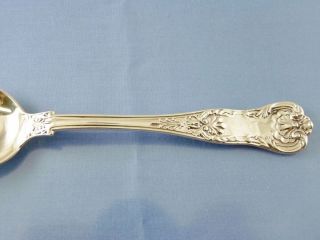 QUEENS 1895 OVAL SOUP or DESSERT SPOON BY GORHAM STERLING 2