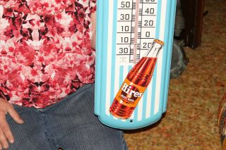 Vintage 1950 ' s Hires Root Beer Soda Pop Gas Station 27 