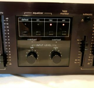 Vintage Harman Kardon EQ - 8,  10 Band Stereo Graphic Equalizer.  Made in Japan. 8