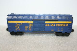 Vintage Rare Lionel 6464 - 825 The Alaska Railroad Box Car