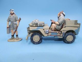 Early Vintage King & Country Sas02 British Army Lrdg Jeep Desert War Africa Wwii