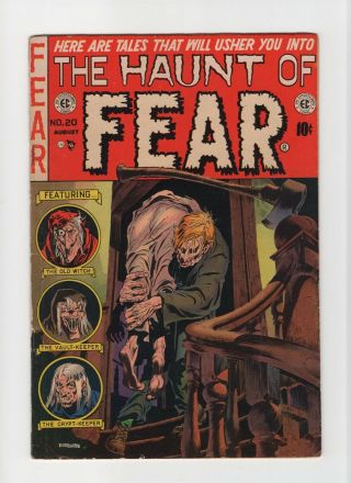 Haunt Of Fear 20 Fn - 5.  5 Vintage Ec Comic Horror Golden Age 10c Old Witch