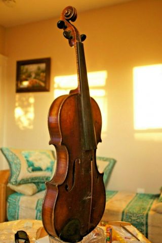 German Old Antique Vintage Violin violin 4/4 Fiddle Geige 4
