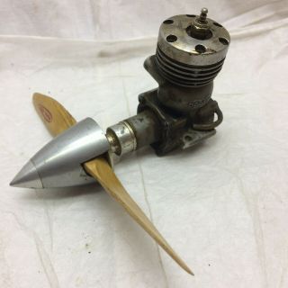 Vintage Dooling 29 Airplane Engine With Propeller
