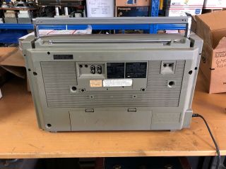 Vintage TOSHIBA RT - 8980SM Boombox 3 Way Speaker MQJS 10 LED VU Meter JAPAN 6