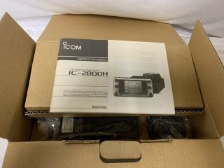 Icom IC - 2800H Dual Band Transceiver,  2m & 70cm.  In The Box And Rare 2