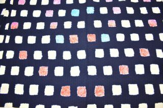 VINTAGE SILK KIMONO JACKET:Unique Shibori Colourful Square@YK57 4