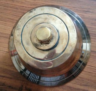 Vintage Heavy Brass / Bronze Ship Boat Fire Bell 5