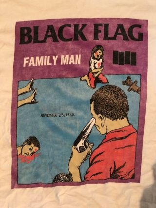 Vintage Black Flag Shirt Size XL Single Stitch 2