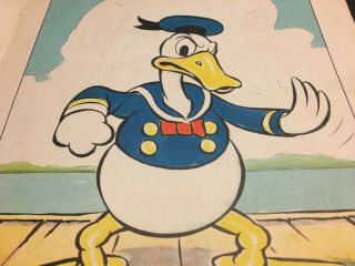 Vintage Walt Disney ' s 1935 Donald Duck Whitman Publishing Picture Book Comic 5